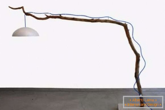 Lampa podłogowa własnymi rękami - zdjęcie lampy podłogowej
