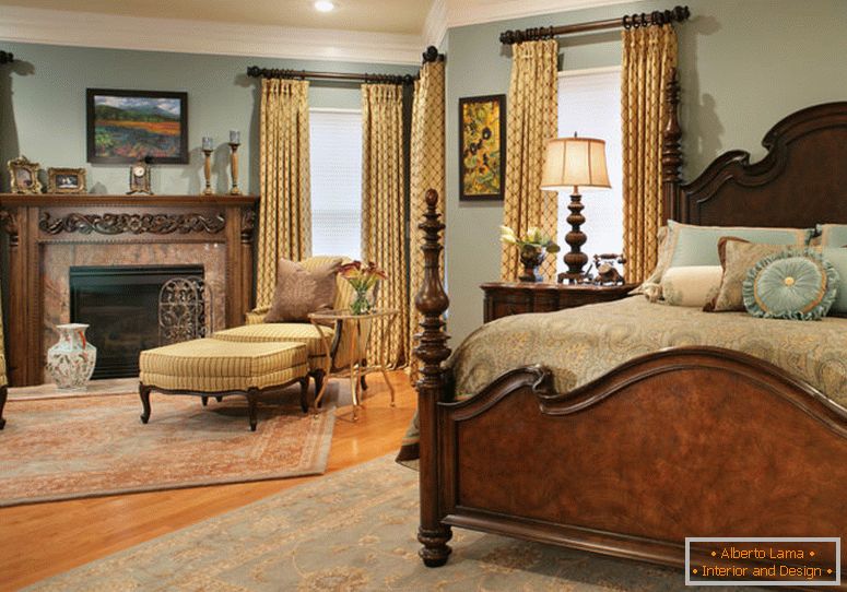 top-tradycyjny-master-bedroom-interior-design-with-interior-idea-cool-color-paint-do-wnętrza-ściany-design-z klasycznym-11