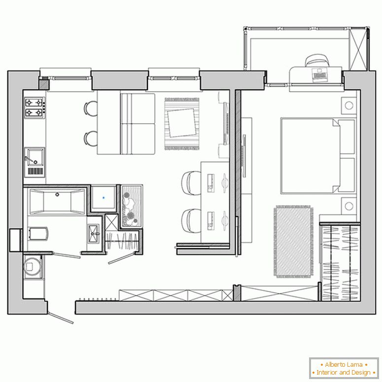 Planujировка маленькой квартиры