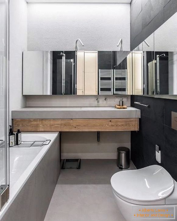 Piękne łazienki w nowoczesnym stylu - zdjęcie w mieszkaniu
