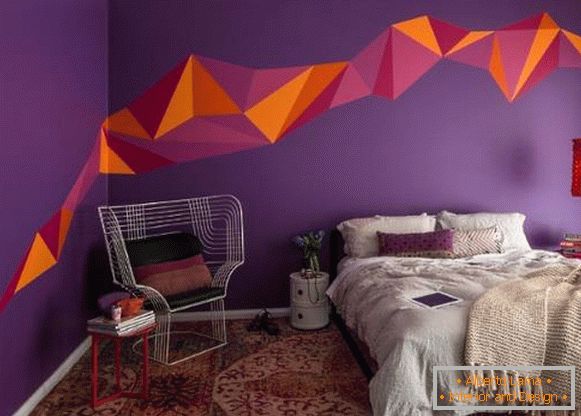 Pomysły na malowanie ścian w mieszkaniu na fioletowo