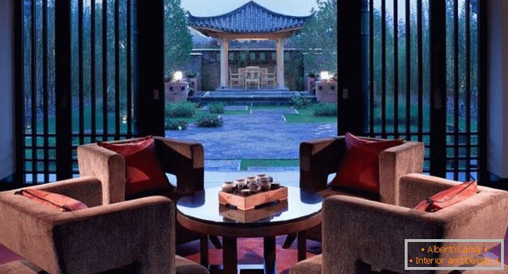 Projekt salonu w Banyan Tree Lijiang