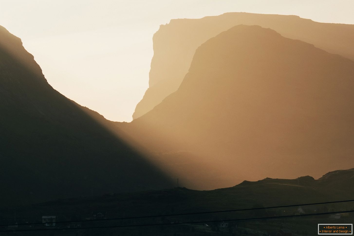 Восход в горах Lofotyа