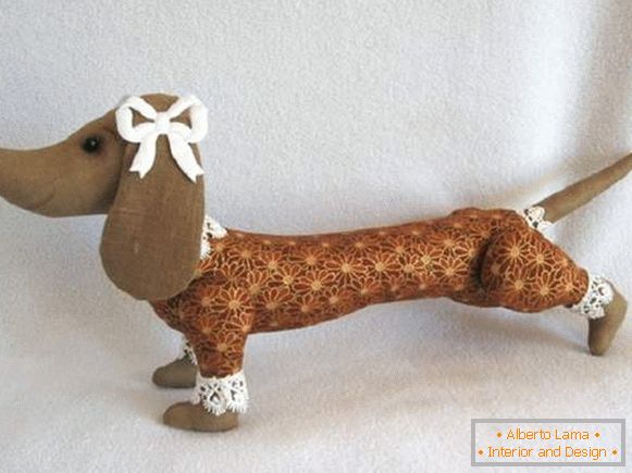 Noworoczny pies-zabawka z filcu własnymi rękami, zdjęcie 40