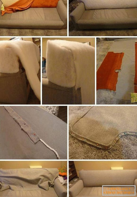 Renowacja mebli tapicerowanych - pomysły na zwężenie sofy