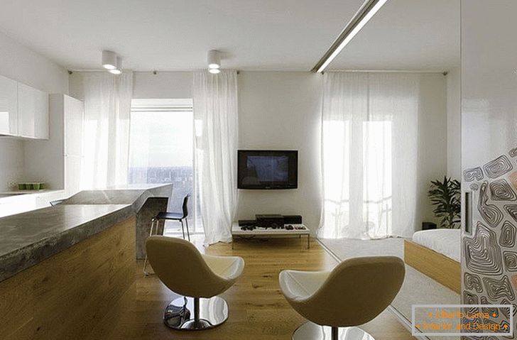 Minimalistyczny apartament w Moskwie w całej okazałości