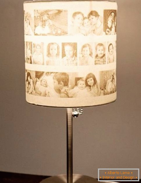 Lampa stołowa ze zdjęć