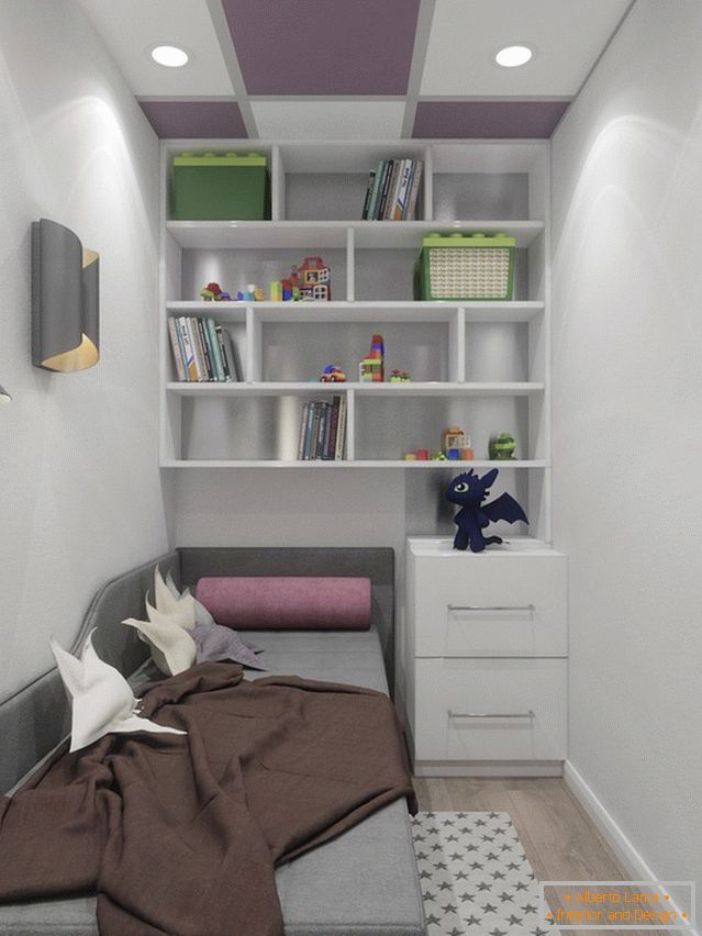 Nowoczesny design małego pokoju dziecięcego