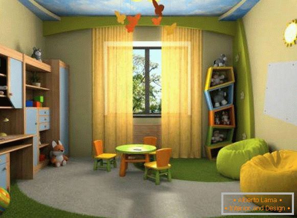 projektowanie zasłon dla pokoju dziecięcego dla chłopca, zdjęcie 3