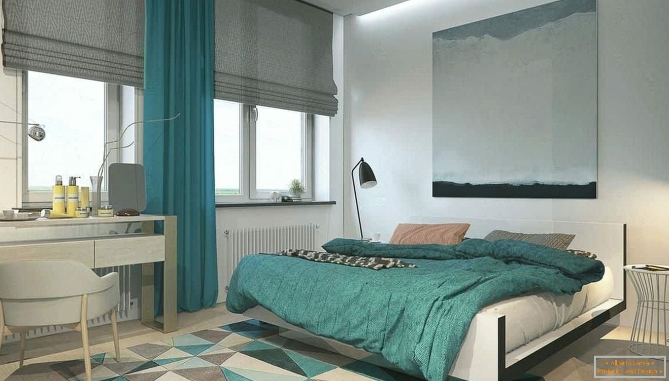 Skandynawski styl w sypialni
