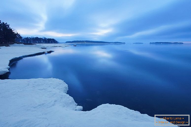 Jezioro lodowe w Finlandii