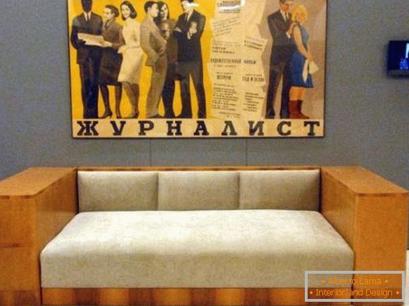 Stylowa i wygodna sofa radziecka