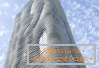 Современная архитектура: Самый красивый небоскрёб - Chicago wieżowiec Aqua