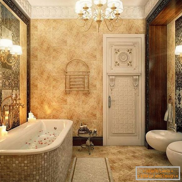 projekt łazienki w klasycznym stylu, fot. 3