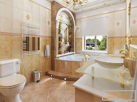 projekt łazienki w klasycznym stylu, zdjęcie 9