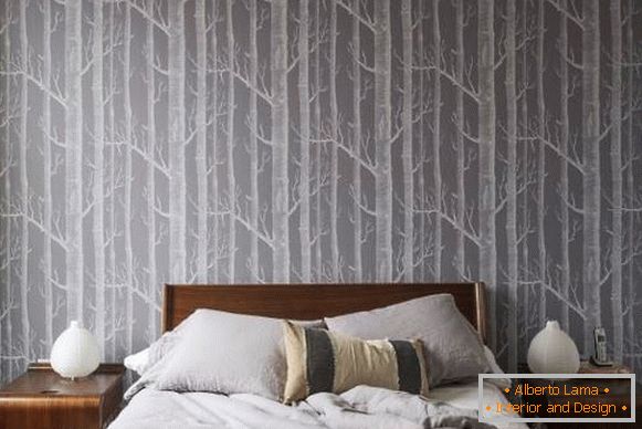 Projekt sypialni w nowoczesnym stylu - najlepsze tapety 2016