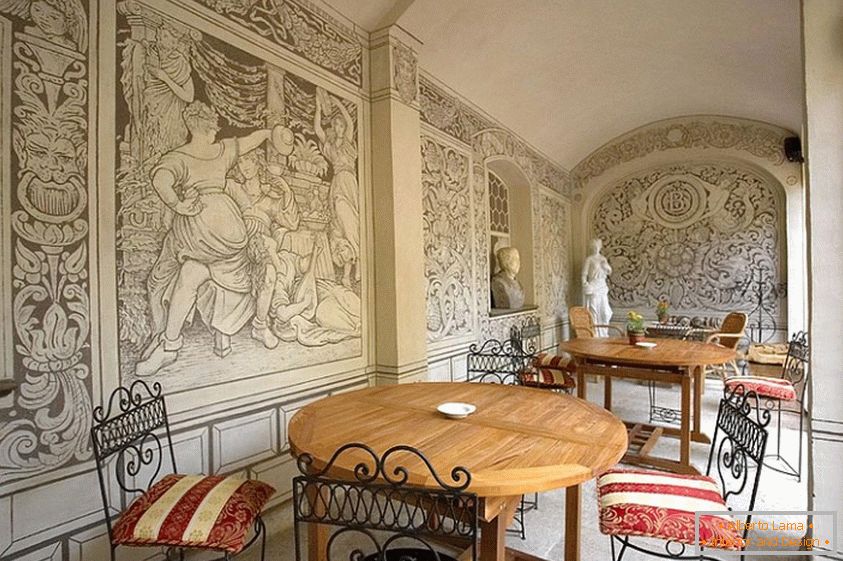 Nowoczesne malowanie ścian w stylu barokowym