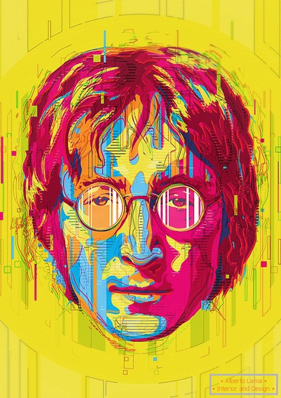 Ilustracja Johna Lennona, Mart Biemans