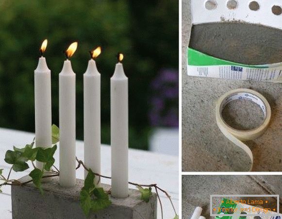 Jak zrobić świeczniki własnymi rękami