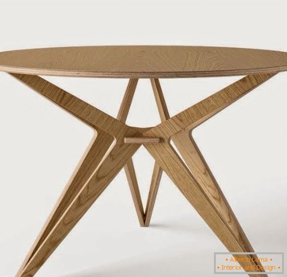 designerskie biurko wykonane ze sklejki, fot. 64