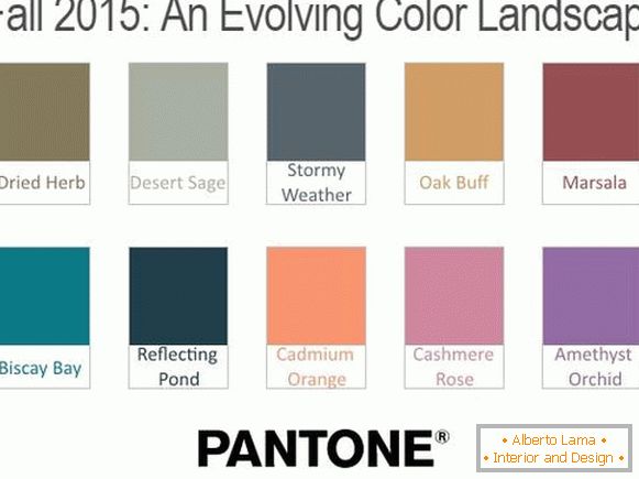 Modne kolory - trendy jesieni 2015 z Pantone