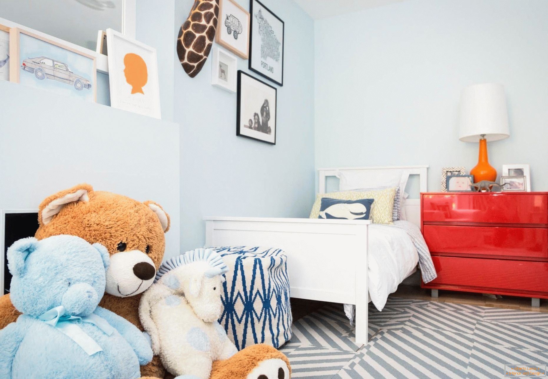 Norweski styl w wystroju sypialni dla dziecka