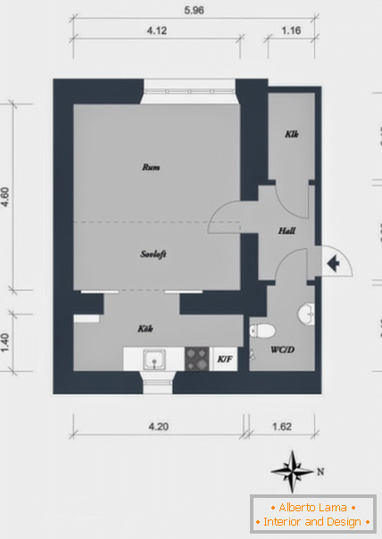 Planowanie mieszkania typu studio w stylu skandynawskim