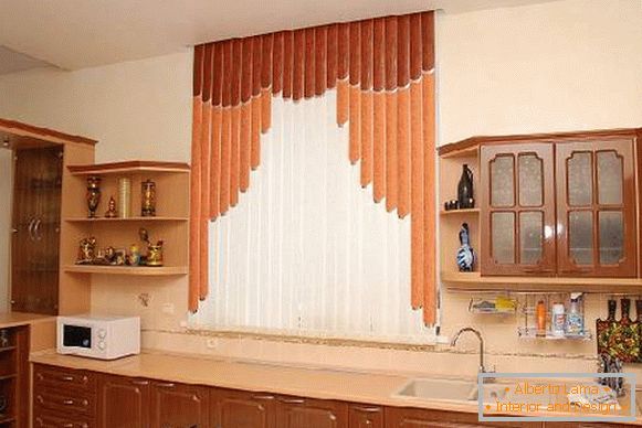 rolety na oknach pionowej tkaniny na kuchni, fot. 16