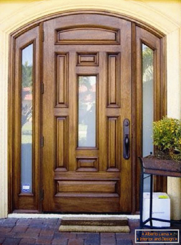 drewniane drzwi wejściowe z podwójnymi szybami, zdjęcie 18