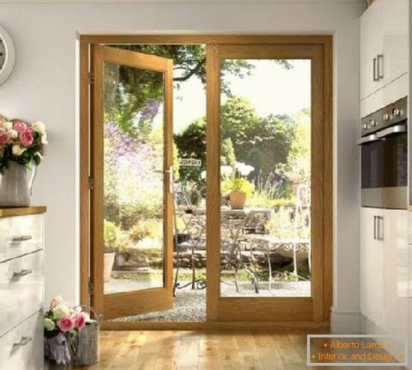 drewniane drzwi wejściowe do domków, zdjęcie 22