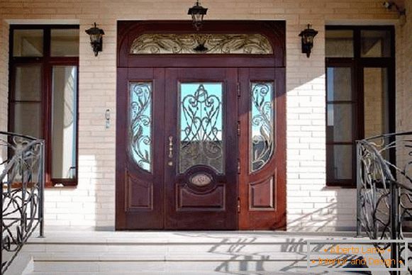 Piękne drewniane drzwi wejściowe, zdjęcie 35