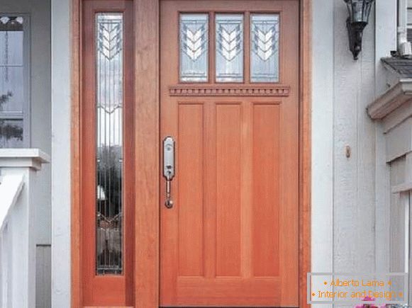 drewniane drzwi wejściowe do prywatnego domu, zdjęcie 8