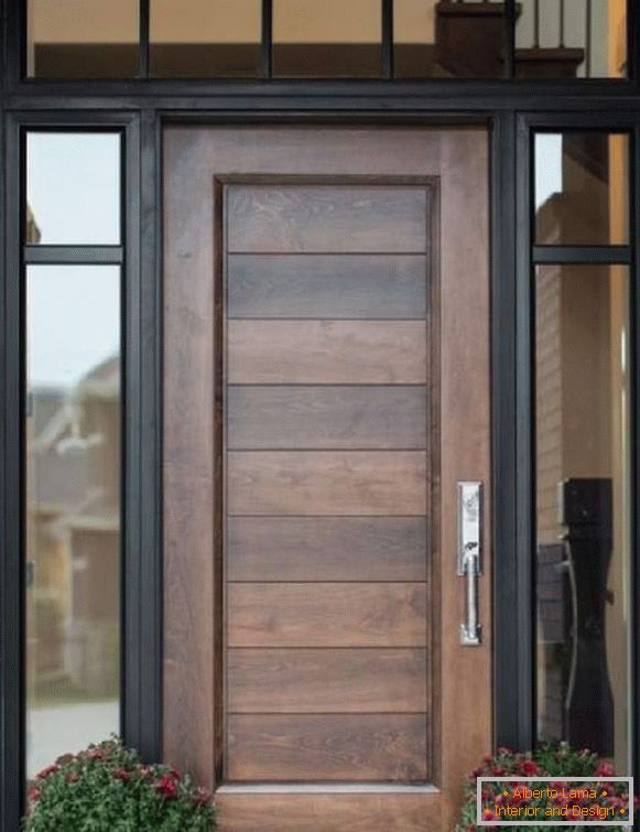 drewniane drzwi wejściowe do domu wiejskiego, zdjęcie 9