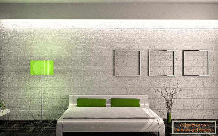 Sypialnia w minimalistycznym stylu - это минимум мебели и декоративных элементов. Не перегруженный интерьер оставляет спальню светлой и просторной.