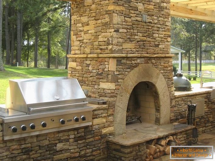 Rodzaje ulicznych kominków i cechy ich układania (41 zdjęć)