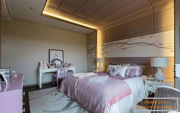 Projekt sypialni w stylu chińskim