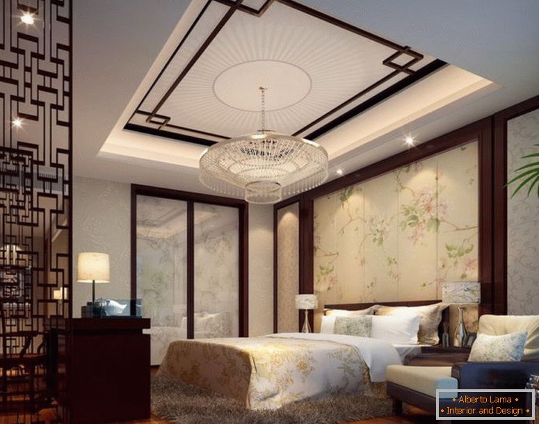 wnętrze-design-sypialnia-chiński styl