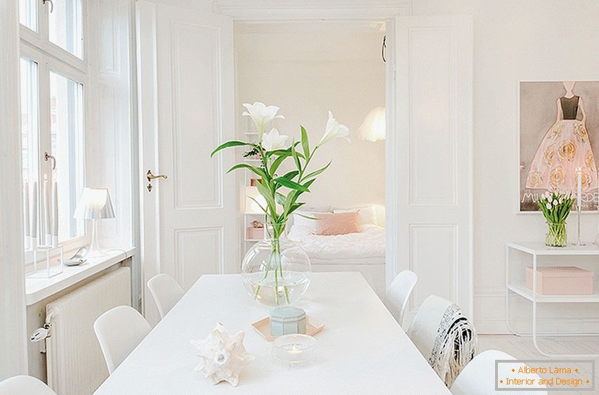 Eleganckie wnętrze szwedzkiego mieszkania